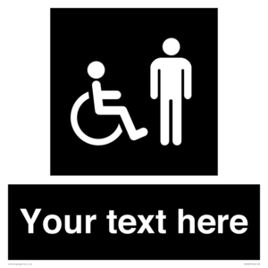 Custom information: black panel disabled and male